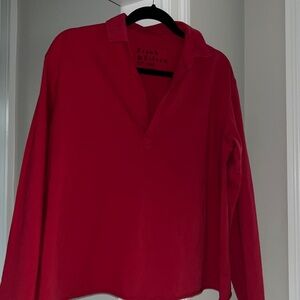 Frank & Eileen Vibrant Red Pullover